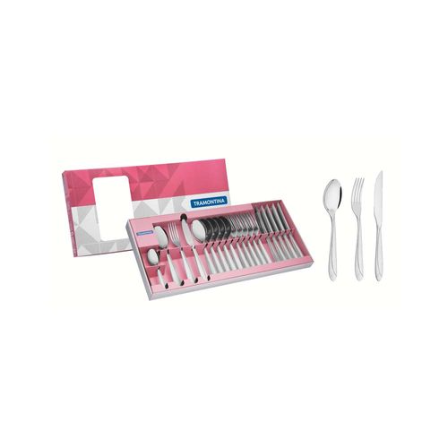 Juego De Cubiertos Acero Inoxidable 24 Piezas Tramontina