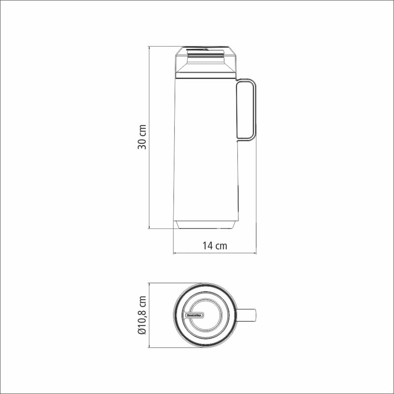 TERMO P/AGUA CALIENTE 1LT LIFE Y LIVING REF 2645H/1 . Supermercados Stock