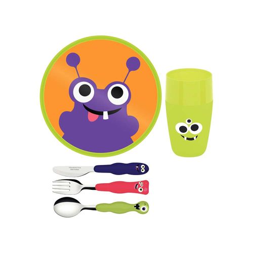 Juego Infantil Tramontina Lirous Colorido 05 Piezas