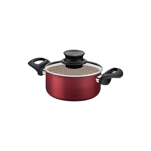 Cacerola Tramontina Paris Starflon Max Con Tapa De Vidrio 18 Cm 2,1 L