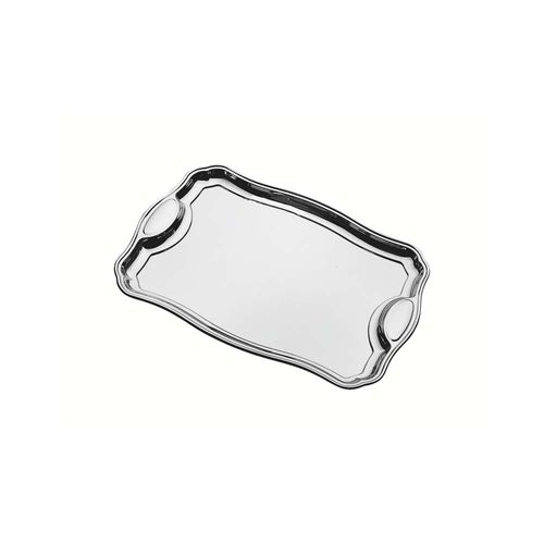 Bandeja Tramontina Classic Rectangular De Acero Inoxidable Con Asas 34 x 24 Cm
