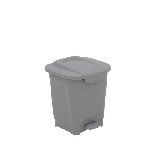 Basurero Tramontina T-Force En Polipropileno Gris 15 L