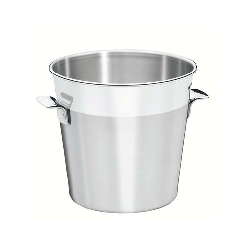Hielera Tramontina Cosmos De Acero Inoxidable Opaca Con Borde Brillante 14 Cm 1,8 L