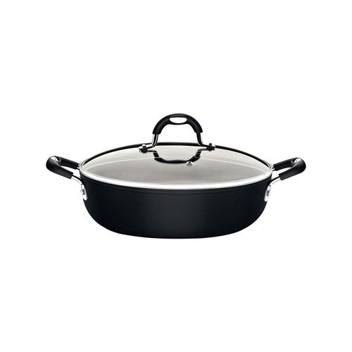 Arrocera Tramontina Monaco Induccion Starflon Premium Y Externo Siliconado Rojo 28 Cm 4,2 L