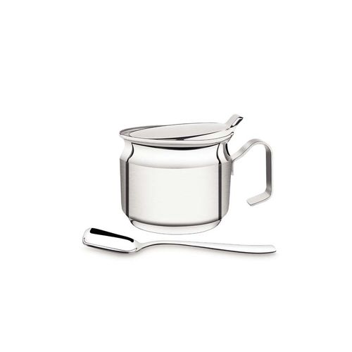 Azucarero Tramontina De Acero Inoxidable Con Cuchara 8,4 Cm