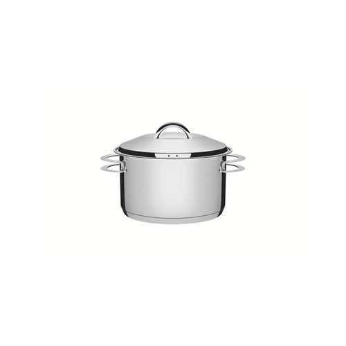 Cacerola Honda Con Asas Tramontina Solar Triple Fondo De Acero Inoxidable 16 Cm 1,80 L