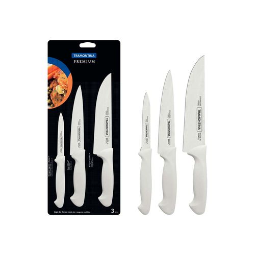 Juego De Cuchillos Premium Tramontina 3 Piezas