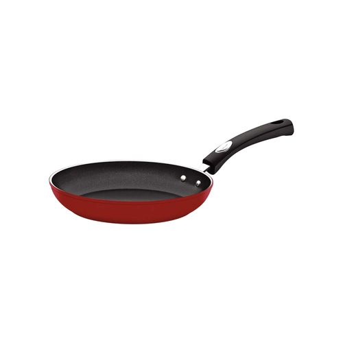 Sarten Tramontina Monaco Induccion En Aluminio Starflon Premium Y Externo Siliconado Rojo 26 Cm 2 L