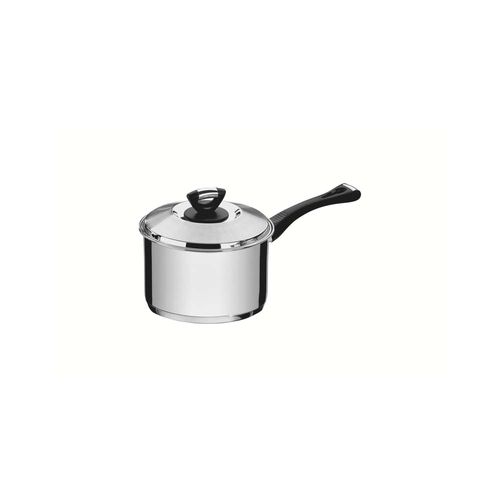 Cacerola Con Mango Y Tapa Tramontina Solar Baquelita Triple Fondo De Acero Inoxidable 16 Cm 2,90  L