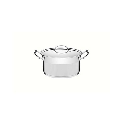 Cacerola Honda Tramontina Professional Triple Fondo De Acero Inoxidable 16 Cm 1,80 L