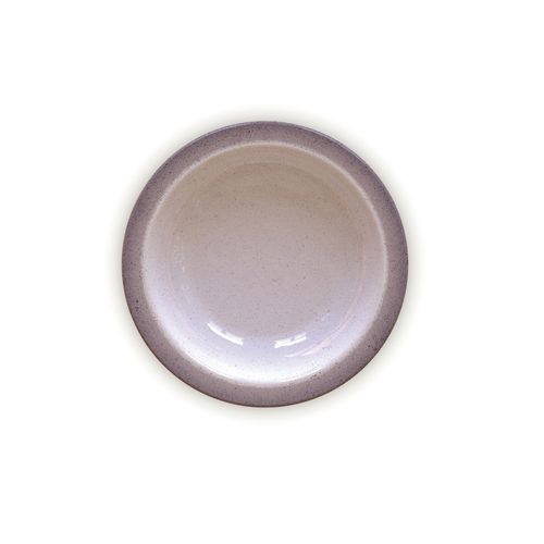 Plato Hondo Tramontina Rústico Gris En Porcelana Decorada 22 Cm