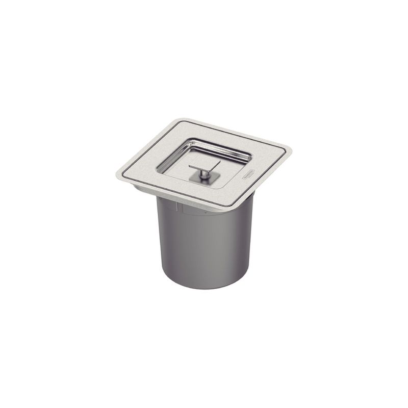 Basurero Cocina Acero inox EMP. 15Lts Hailo 3555-101