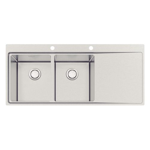 Fregadero Doble TDC Quadrum Tramontina Design Collection 116x50 Cm