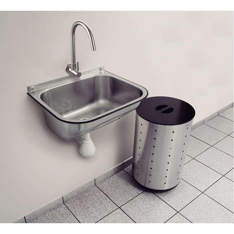 Lavadero De Pared Tramontina Satinado 50x40x23 Cm Casa Tramontina