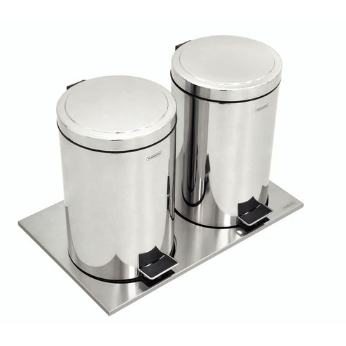 Base En Acero Inoxidable Tramontina Para Basureros 12 L