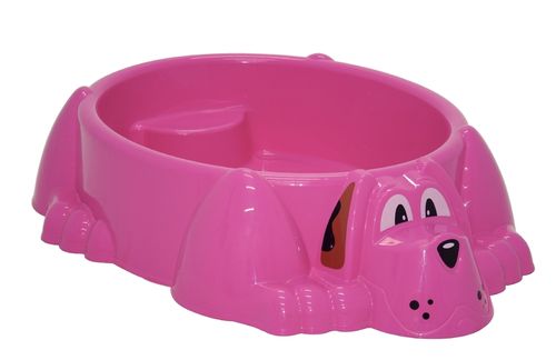 Piscina Infantil Tramontina Aquadog En Polipropileno Con Asiento Rosa