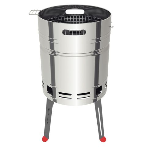 Grill A Carbón Tramontina De Acero Inoxidable