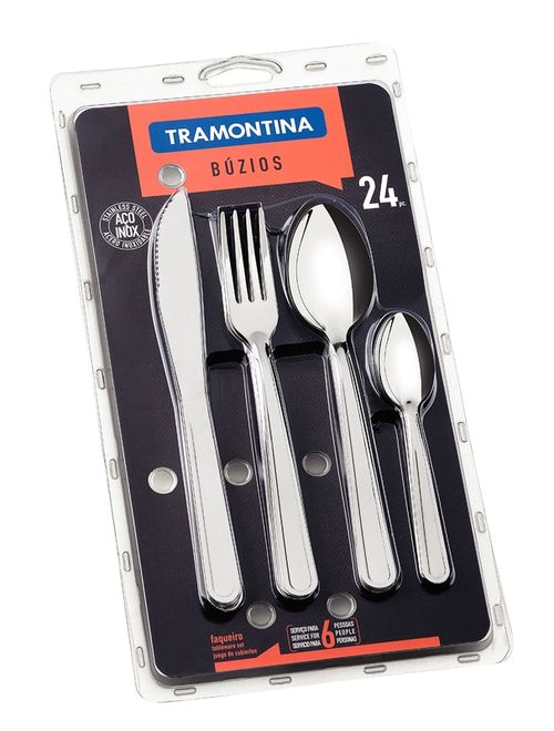 Juego De Cubiertos 24 Piezas Buzios Tramontina