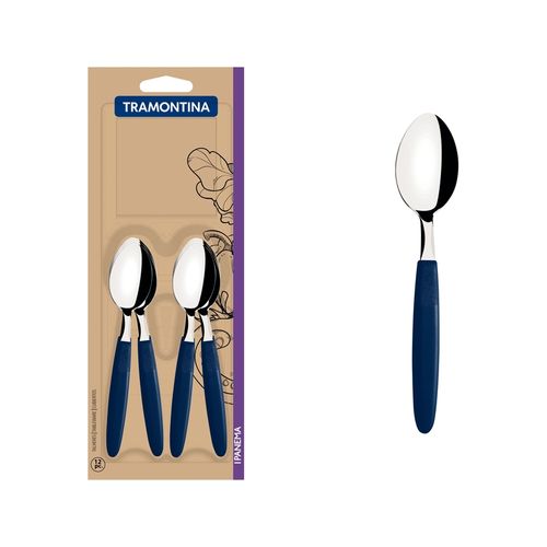 Cuchara De Té Tramontina Ipanema Azul (Docena)