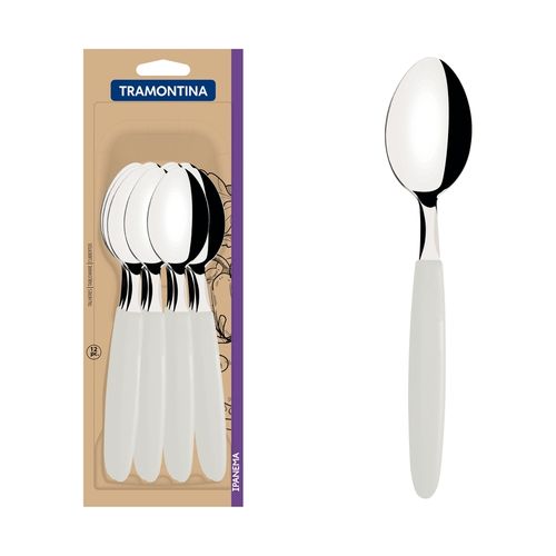 Cuchara De Mesa Tramontina Ipanema Blanco (Docena)