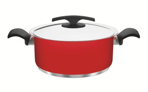 Cacerola Tramontina De Acero Inoxidable 24 Cm 4,7 L
