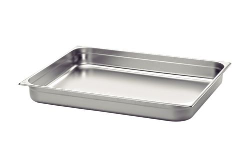 Fuente Gastronomica Tramontina 1/1 De Acero Inoxidable Prof. 4 Cm