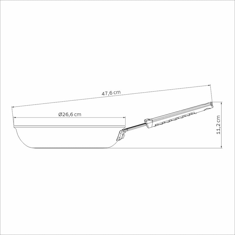 Sartén Tramontina Profesional en Aluminio con Revestimiento Interno con  Antiadherente Starflon Premium y Acabado Externo Lijado 24 cm 1,3 L