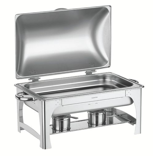 Rechaud Tramontina De Acero Inoxidable Con Tapa Retráctil