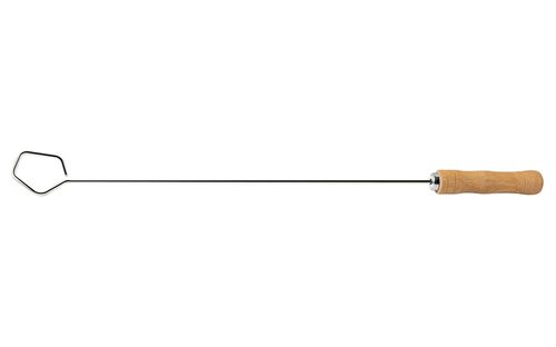 Esparcidor De Brasas Tramontina Asado Con Lámina En Acero Inoxidable Y Mango De Madera Natural 67 Cm