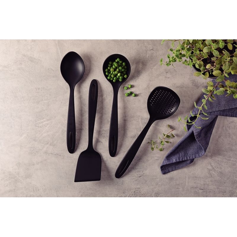 Ripley - JUEGO DE UTENSILIOS COCINA DE NYLON SMIRLY EN NEGRO