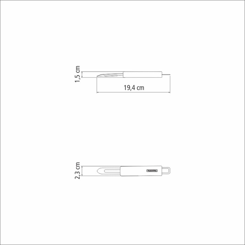 Pelador de papas Marffim de acero inoxidable Tramontina - Tramontina Store