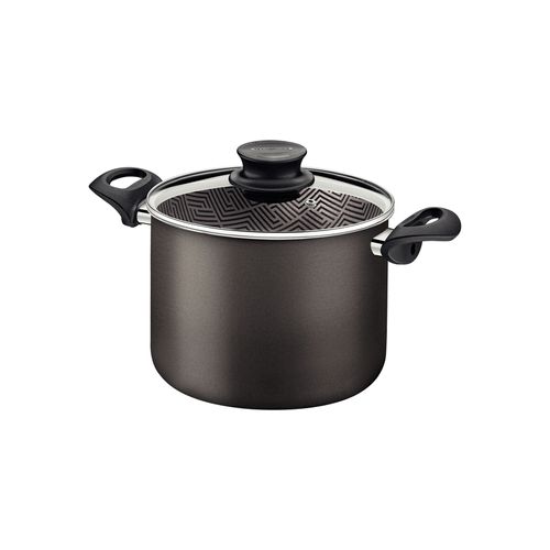 Cacerola Alta Tramontina Paris con Tapa de Vidrio 16 cm 2,1 L