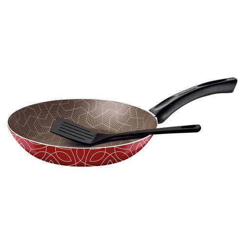 Sartén Tramontina Paris  Rojo con Espátula de 28 cm 2,0 L