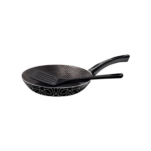 Sartén Tramontina Paris  Negro con Espátula de 18 cm 0,6 L