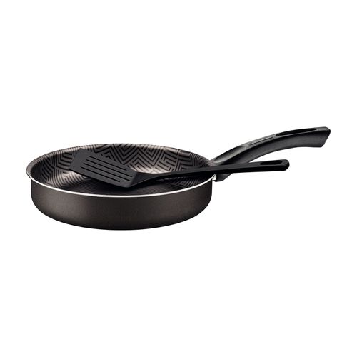 Sartén Recta Tramontina Paris con Espátula de Nylon 22 cm 1,7 L