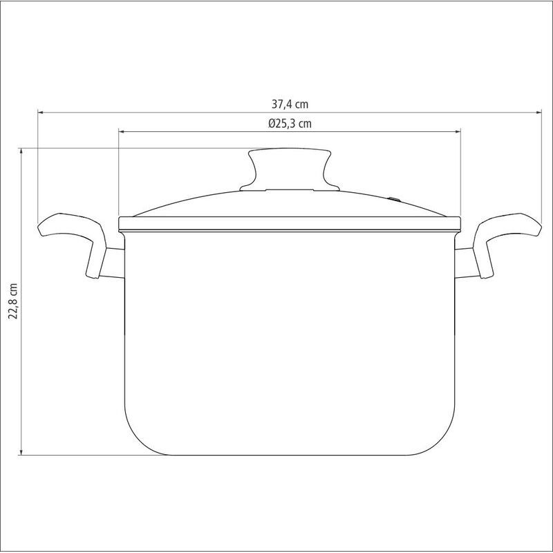 Sartén Recta Tramontina Paris en Aluminio con Revestimiento Interno y  Externo Antiadherente Starflon Max Rojo con Tapa de Vidrio 22 cm 1,7 L