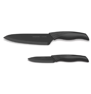 Juego De Cuchillos De Ceramica Accurato Tramontina 2 Piezas
