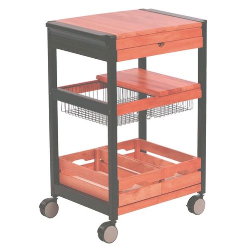 Carro Para Asado Tramontina En Madera Caoba Africano