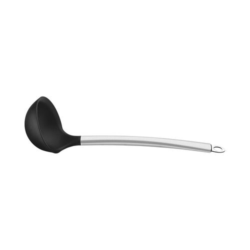 Cucharón Tramontina Apreciatta De Silicona Con Mango De Acero Inoxidable Satinado
