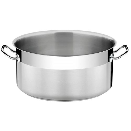 Cacerola Industrial Tramontina Professional Sin Tapa Triple Fondo De Acero Inoxidable 36 Cm 22,30 L