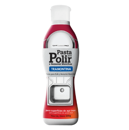 Pasta Tramontina 200 G Para Pulir Y Remover Manchas De Acero Inoxidable