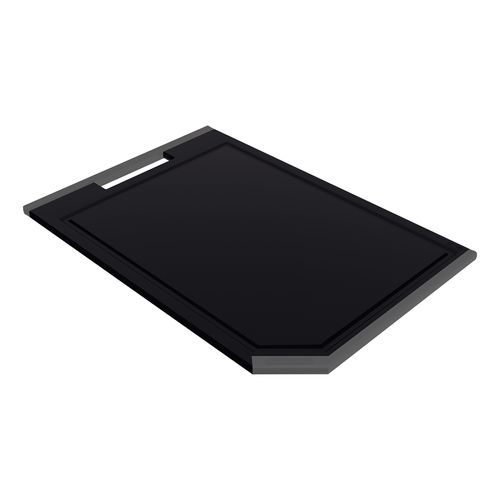Tabla de Corte Tramontina Churrasco Black en Polipropileno Negro 43x30 Cm