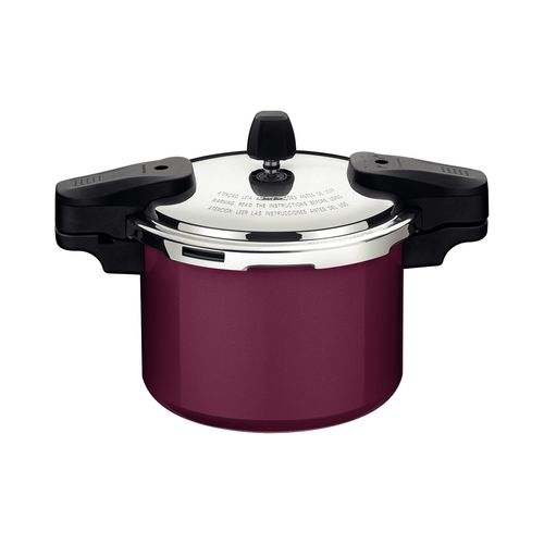 Olla De Presión Tramontina Torino Cerámico Rojo Frambuesa 20 Cm 4,5 L