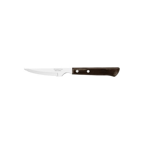 Cuchillo Para Asado Tramontina Polywood Oscuro (Docena)