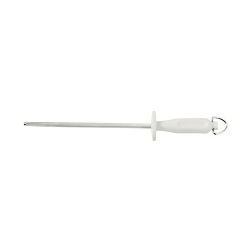 Chaira Estriada 10" Mango Blanco Con Argolla Professional Tramontina
