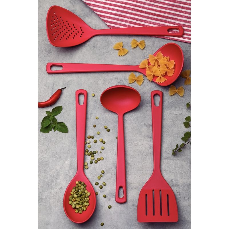  Juego completo de utensilios para la cocina, esencial para el  hogar, 83 unidades, Rojo : Hogar y Cocina