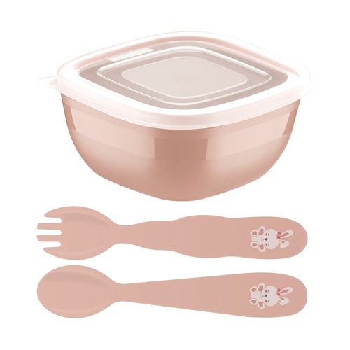 Juego Infantil Tramontina Le Petit Rosa 3 Piezas