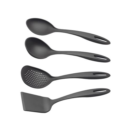 Juego De Utensilios Tramontina Ability De Nylon Gris 4 Piezas
