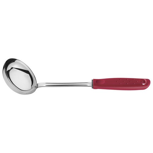 Cucharón Tramontina Utilita En Acero Inoxidable Con Mango De Polipropileno Rojo