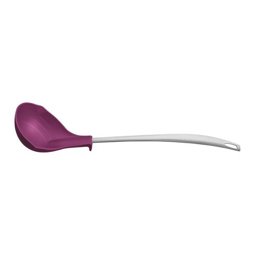 Cucharón Tramontina Movin En Nylon Con Mango De Acero Inoxidable Lila